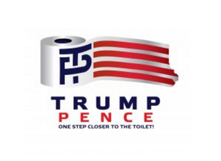 Trump Pence logo (Screenshot: LogoMyWay)